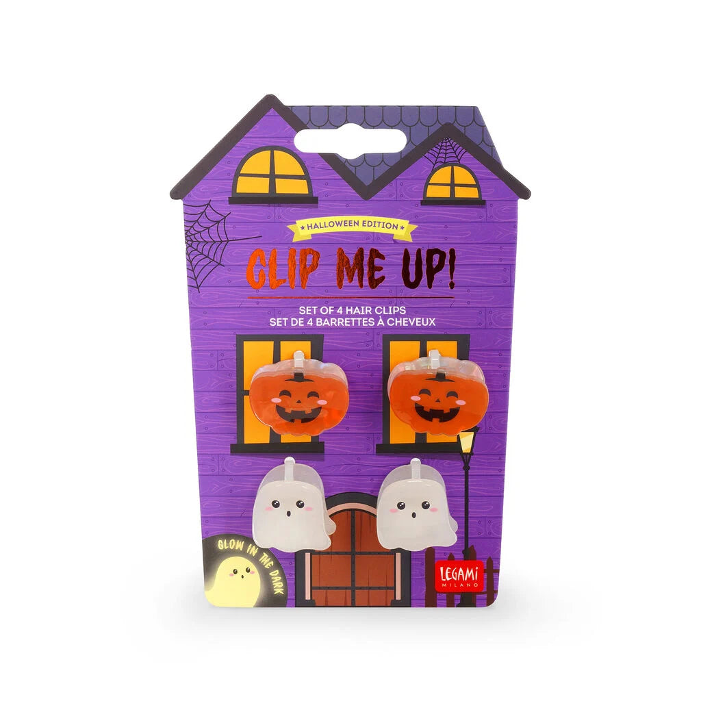 Legami Clip Me Up! mini haarclips – Ghost & Pumpkin