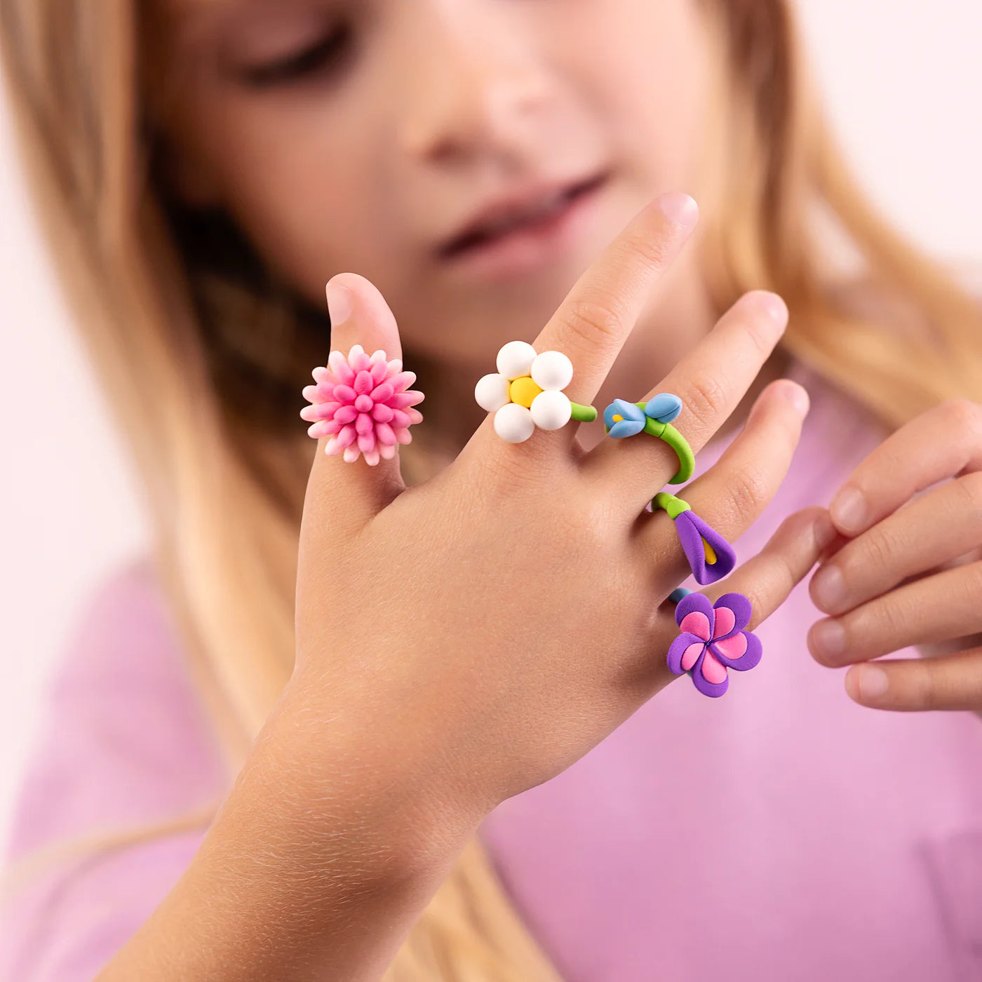 Hey Clay | Bijou Flower Rings – Klei Set Bloemen Ringen Maken
