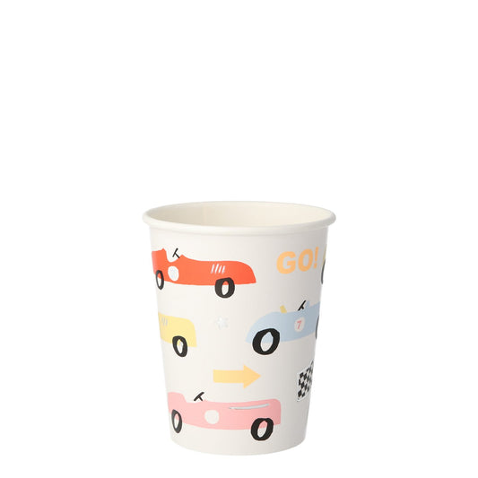 Meri Meri | Race Car bekers (8 stuks)