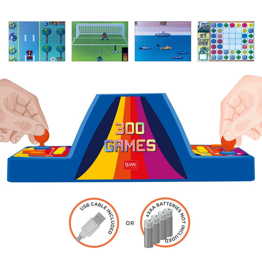 Legami | Two Player Mini Arcade Game – 300 Games
