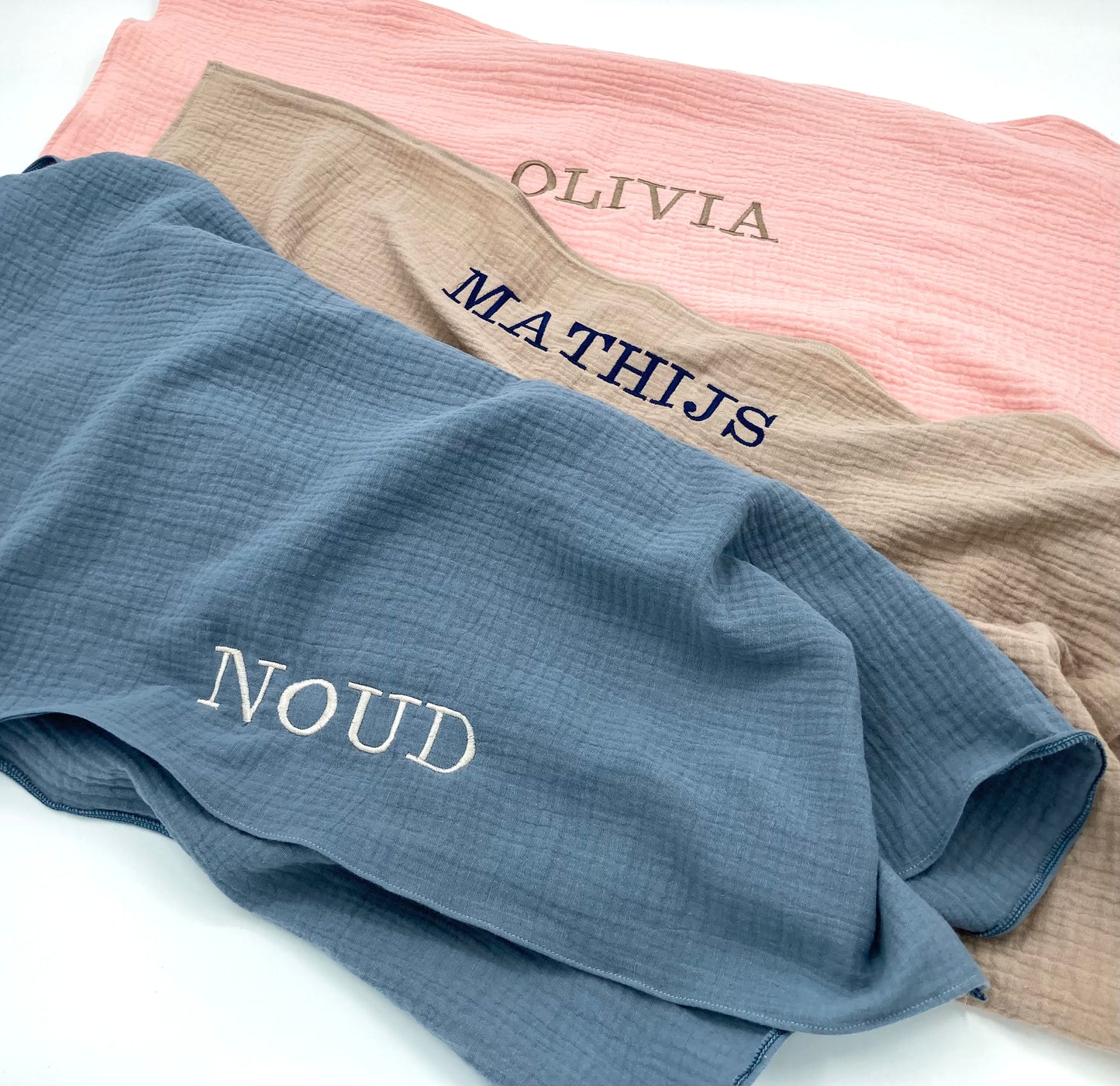 Hydrofiele doek met naam – Gepersonaliseerd & onmisbaar voor dagelijks gebruik
