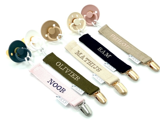 Gepersonaliseerd speenkoord met naam