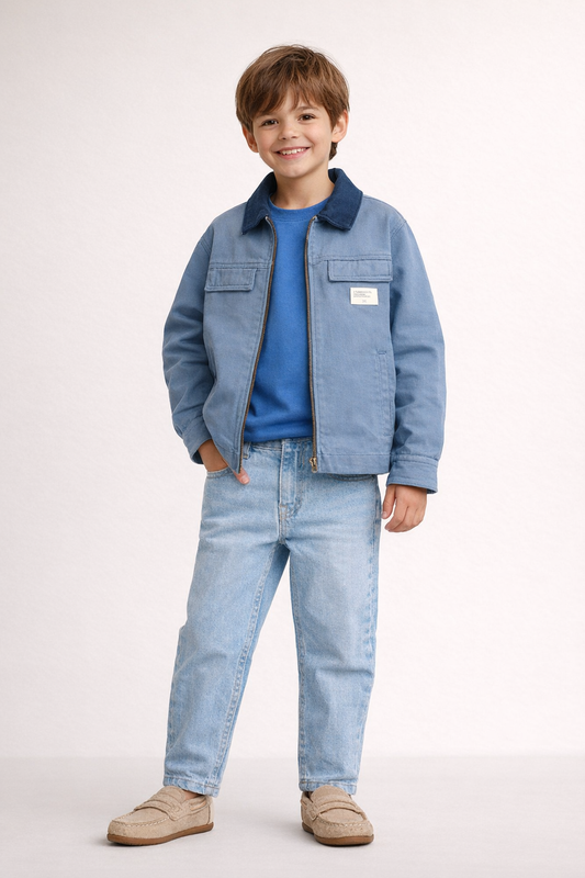 Mayoral | Worker style jas katoen