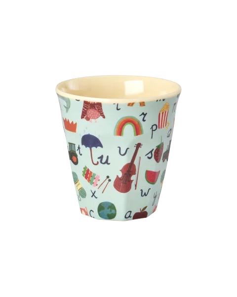 RICE | Kinderbeker Blue ABC 160 ml