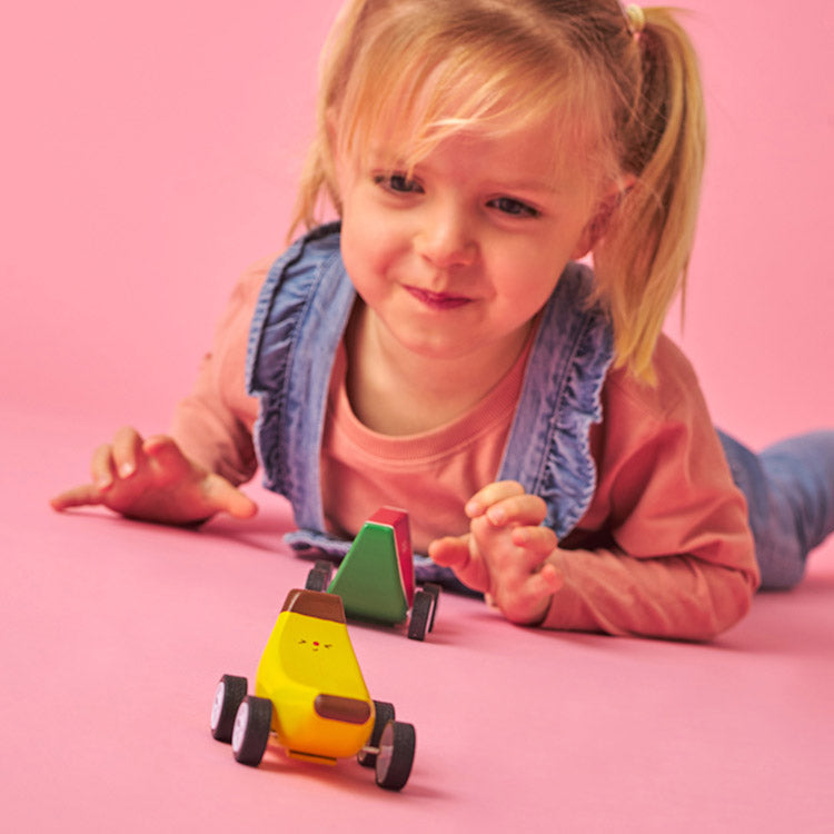 Kikkerland | Kidoki Fruit-fun Pullback Cars
