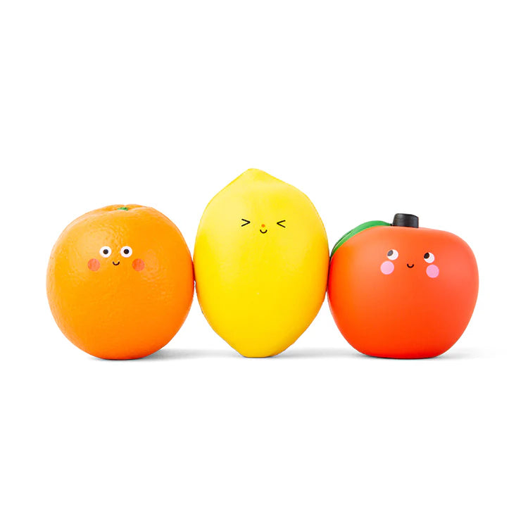 Kikkerland | Fruit squishy speelgoed – Kidoki squeezy