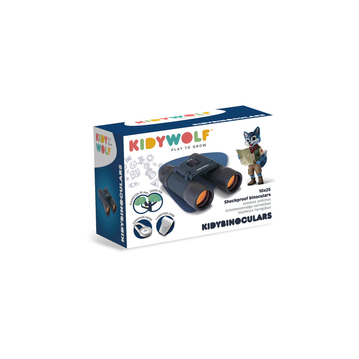 Kidywolf | KIDYBINOCULARS – Schokbestendige Verrekijker voor Kinderen