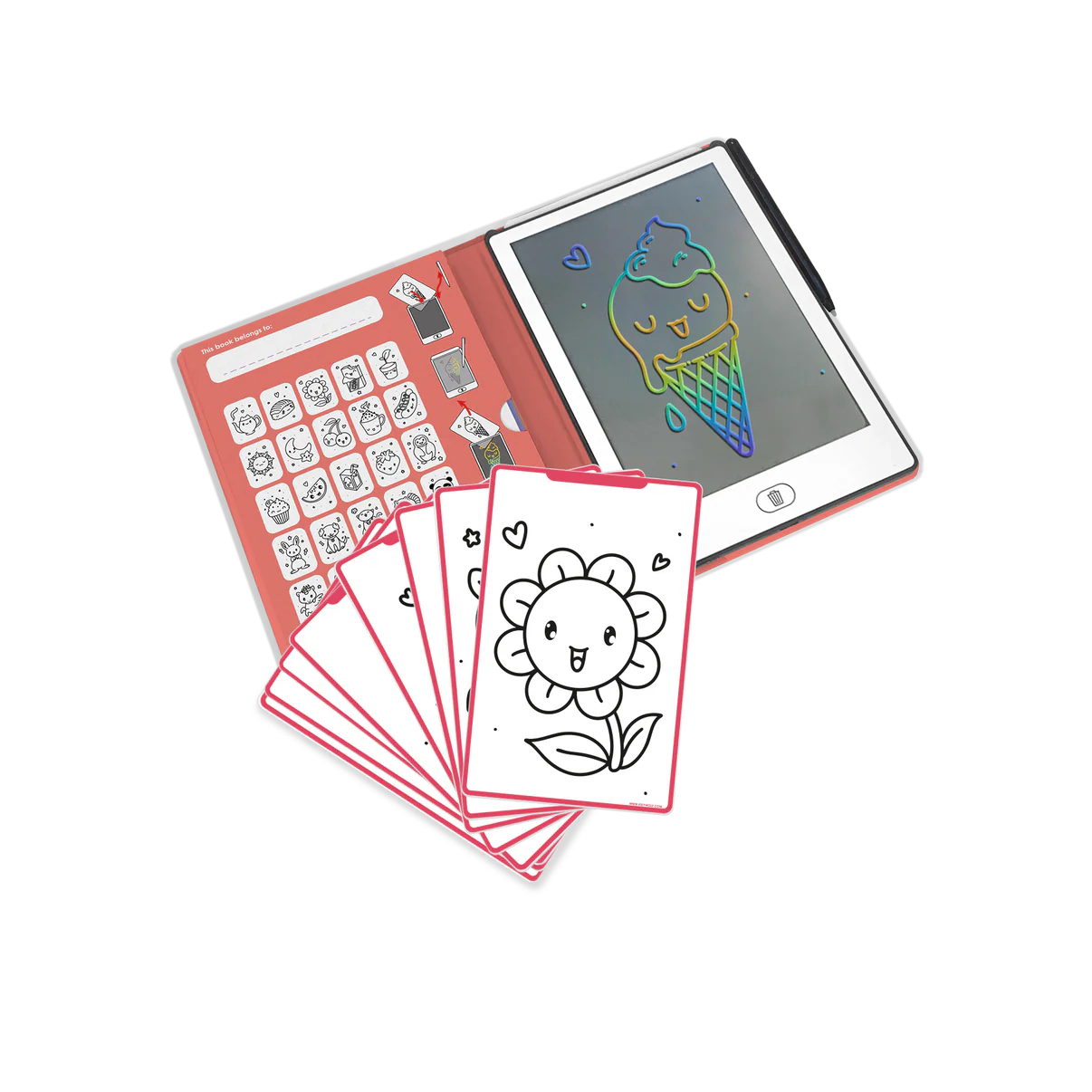 Kidywolf | Kidydraw Mini Kawaii – Schattige tekentablet kind
