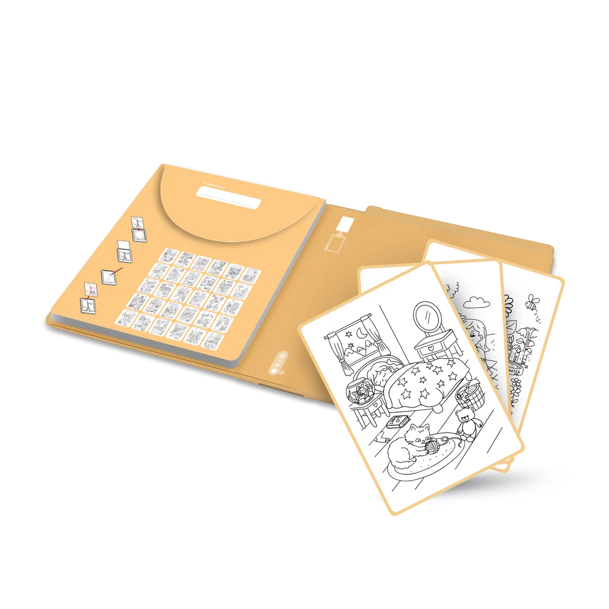 Kidywolf | KIDYDRAW-PAD Refill Pets – 30 huisdiertekeningen