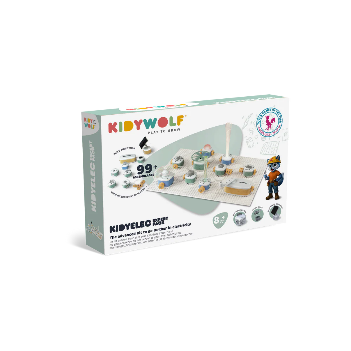 Kidywolf | KIDYELEC Expert – Educatieve Elektriciteitsset voor Kinderen