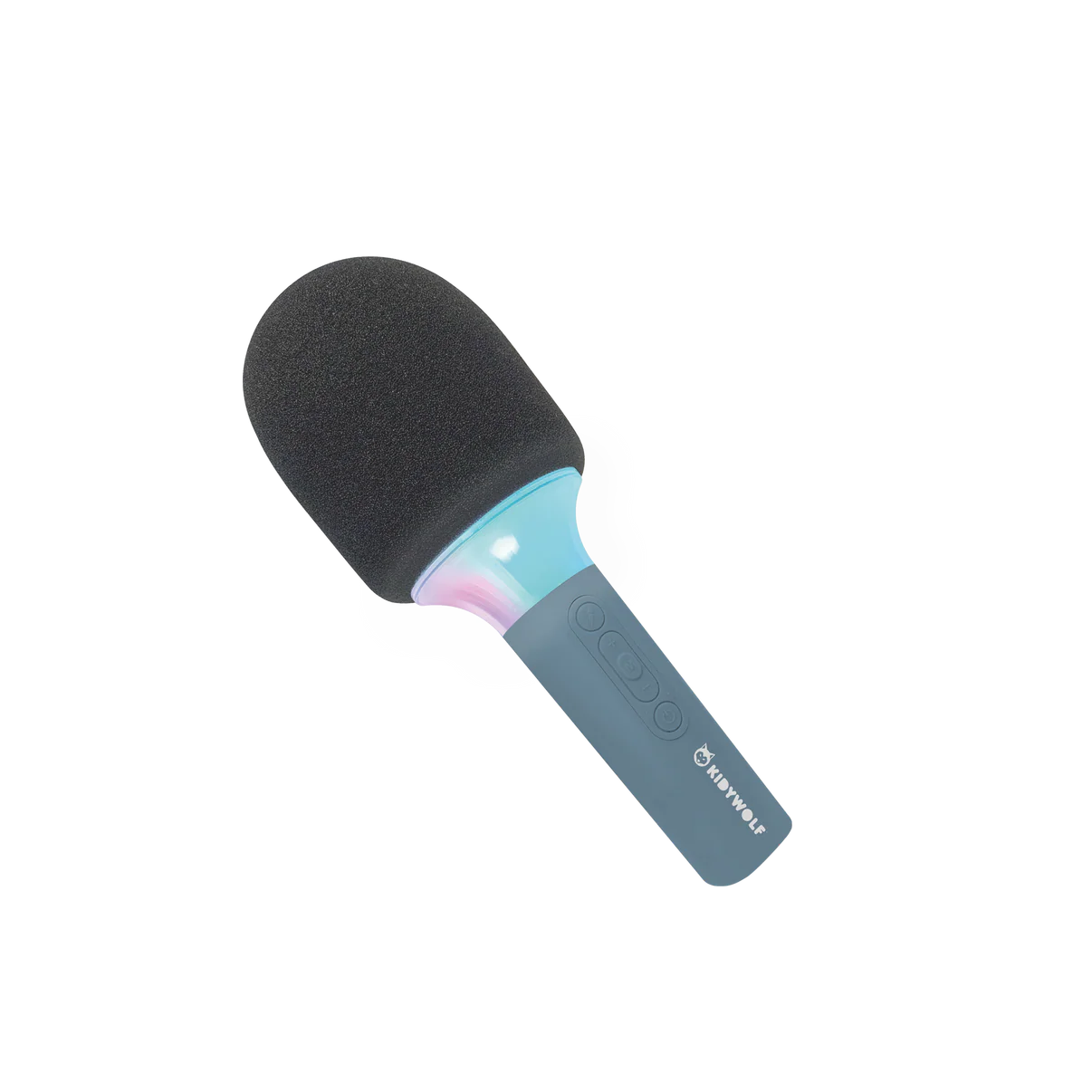 Kidywolf | KIDYMIC Blauw – Karaoke Microfoon met Licht & Geluid voor Kinderen