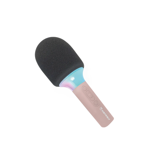 Kidywolf | KIDYMIC Roze – Karaoke Microfoon met Lichteffecten voor Kids