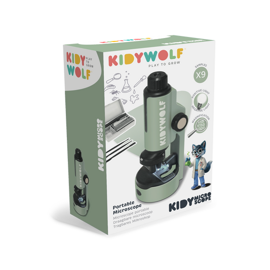 Kidywolf | Kidymicroscope draagbare microscoop groen