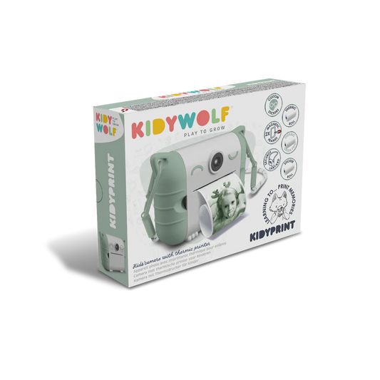 Kidywolf | Kidyprint Groen – Instant print camera voor kinderen