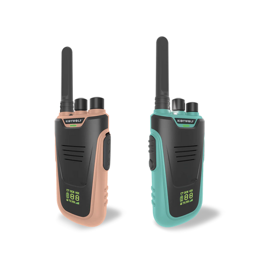 Kidywolf | KIDYTALK Roze & Turquoise – Walkietalkies voor Creatief Spelen
