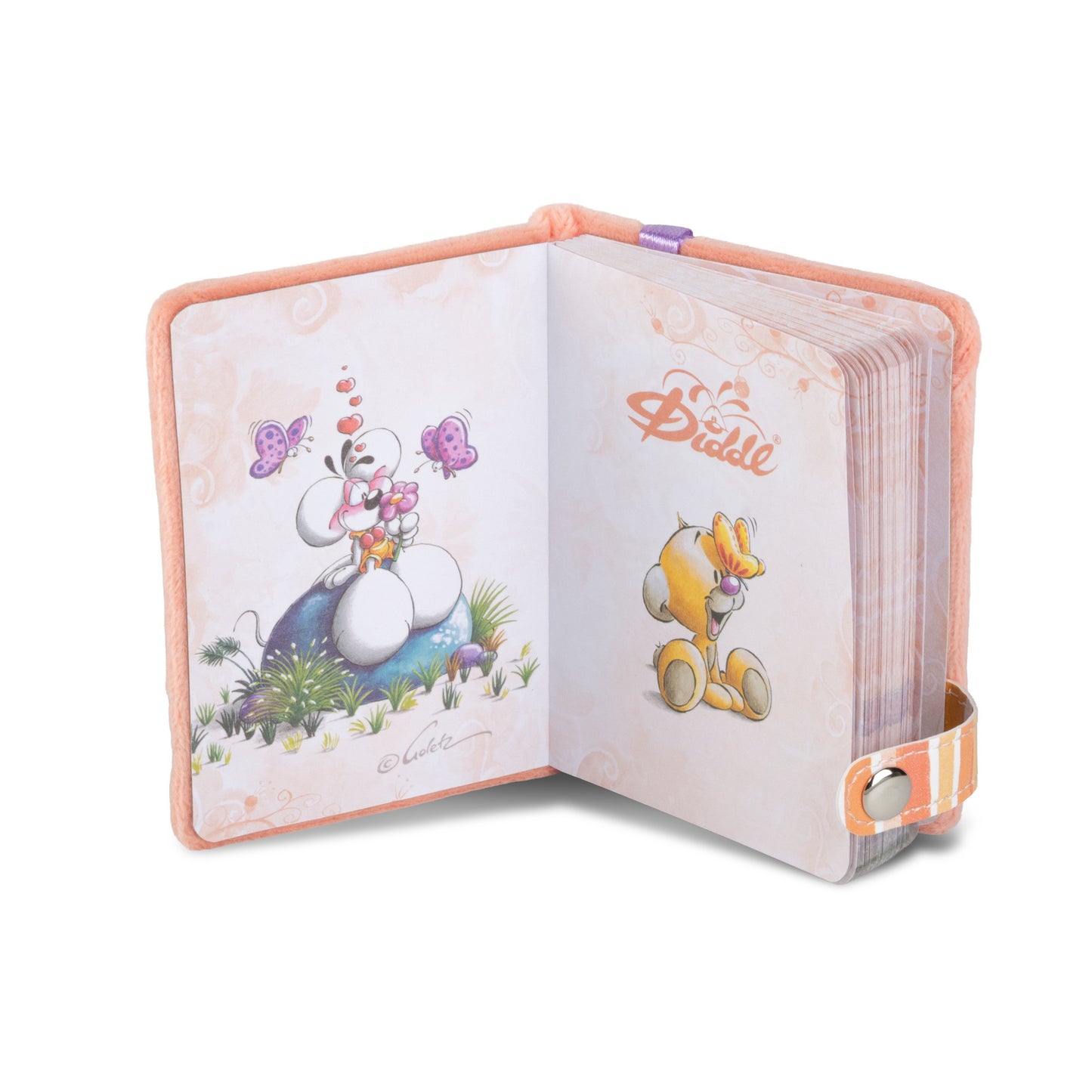 Diddl | Mini Plush Notitieboek A7 met Sleutelhanger