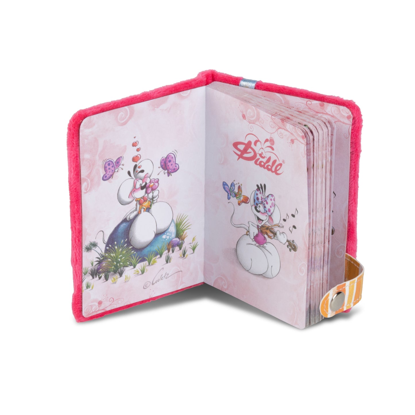 Diddl | Mini Plush Notitieboek A7 met Sleutelhanger