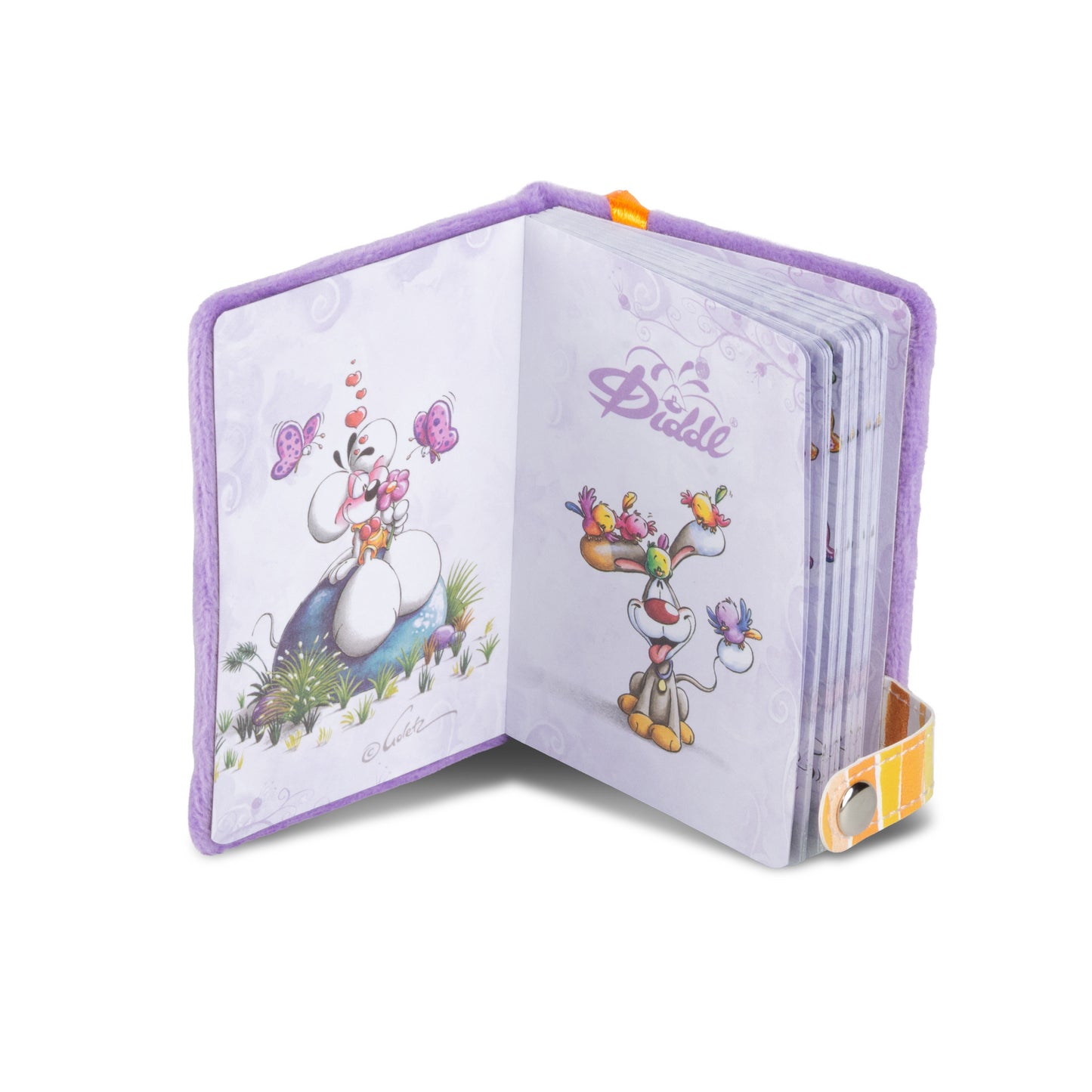 Diddl | Mini Plush Notitieboek A7 met Sleutelhanger