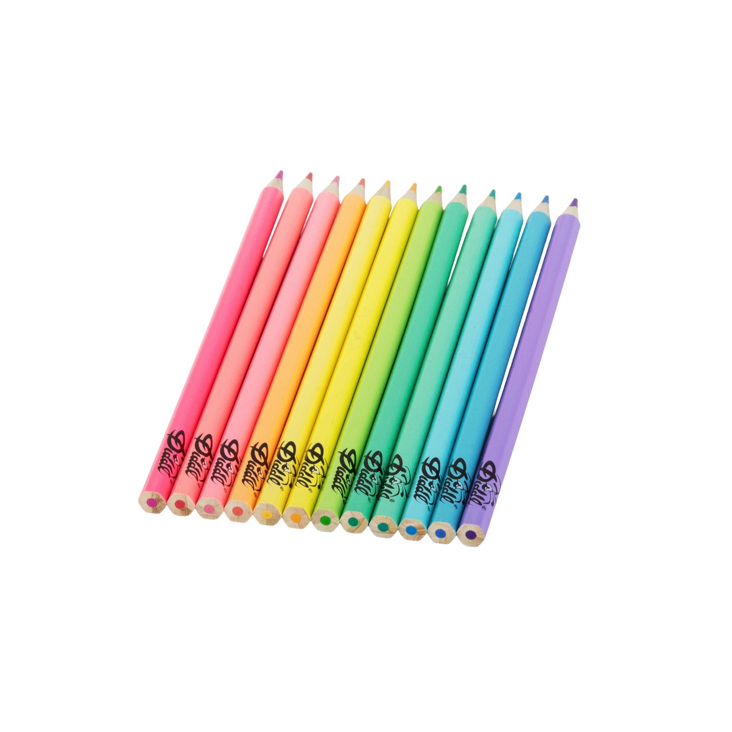 Diddl | Pastel Kleurpotloden Set – 12 Stuks