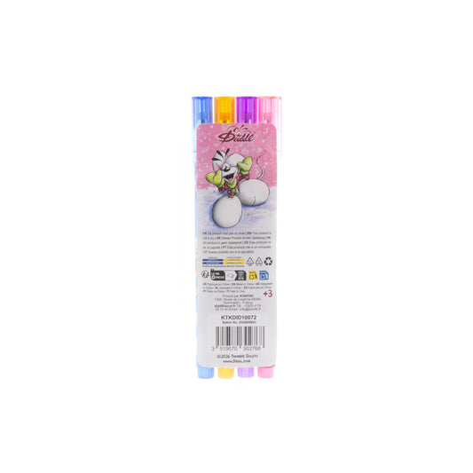 Diddl | Set van 4 glitterpennen