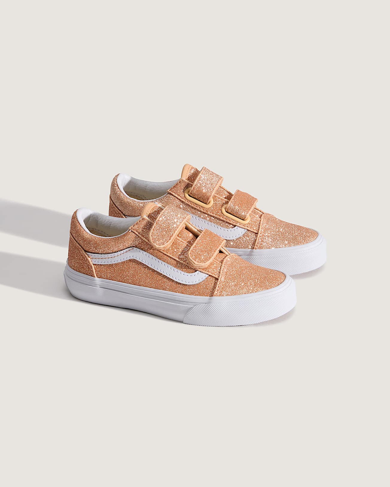 Vans | Old Skool V | Glitter apricot glow (27 t/m 34)