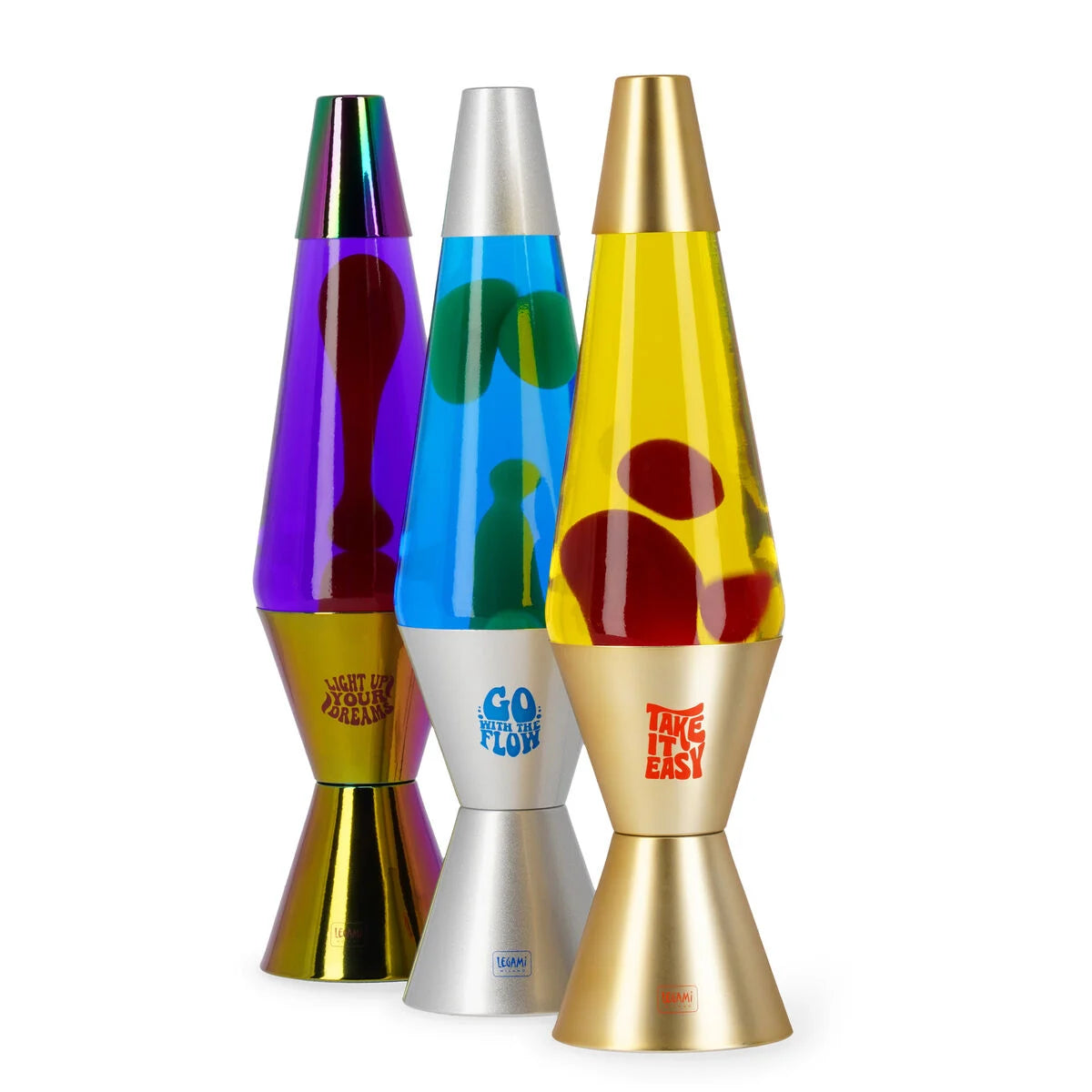 Legami | Silver Lava Lamp – Magmastic - Blauw Retro Design
