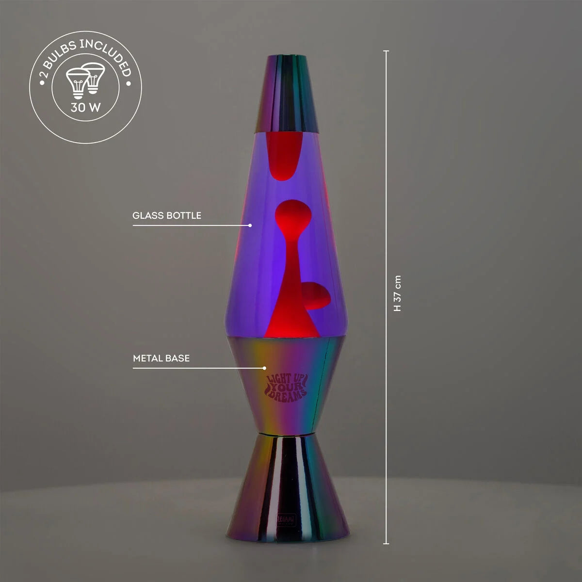 Legami | Holo Lava Lamp – Magmastic - Roze Holografisch Design