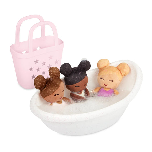 Lullababy | badpoppen set – 3 badpoppen in mandje
