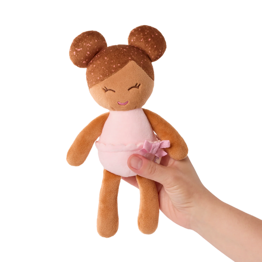 LullaBaby | Mini Badpop 15 cm | Zachte Pluchen Badknuffel