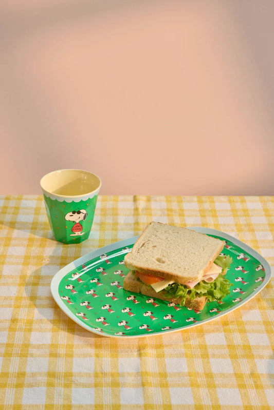 RICE | beker medium snoopy groen