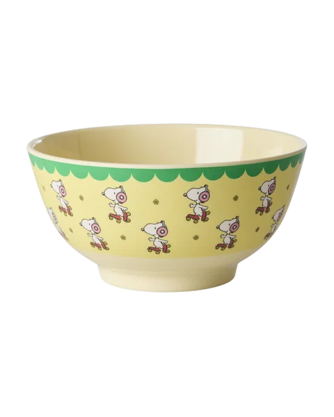 RICE | Bakje gele snoopy print