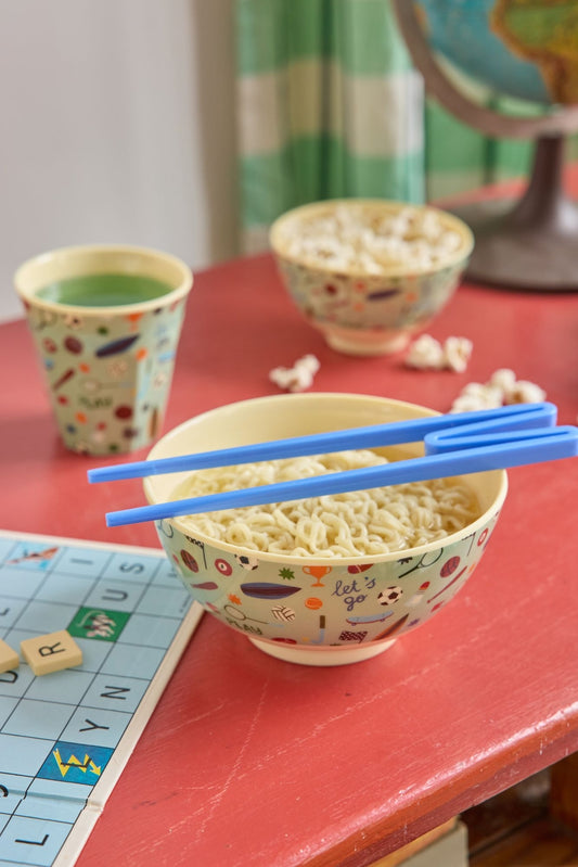 RICE | medium bowl sports print