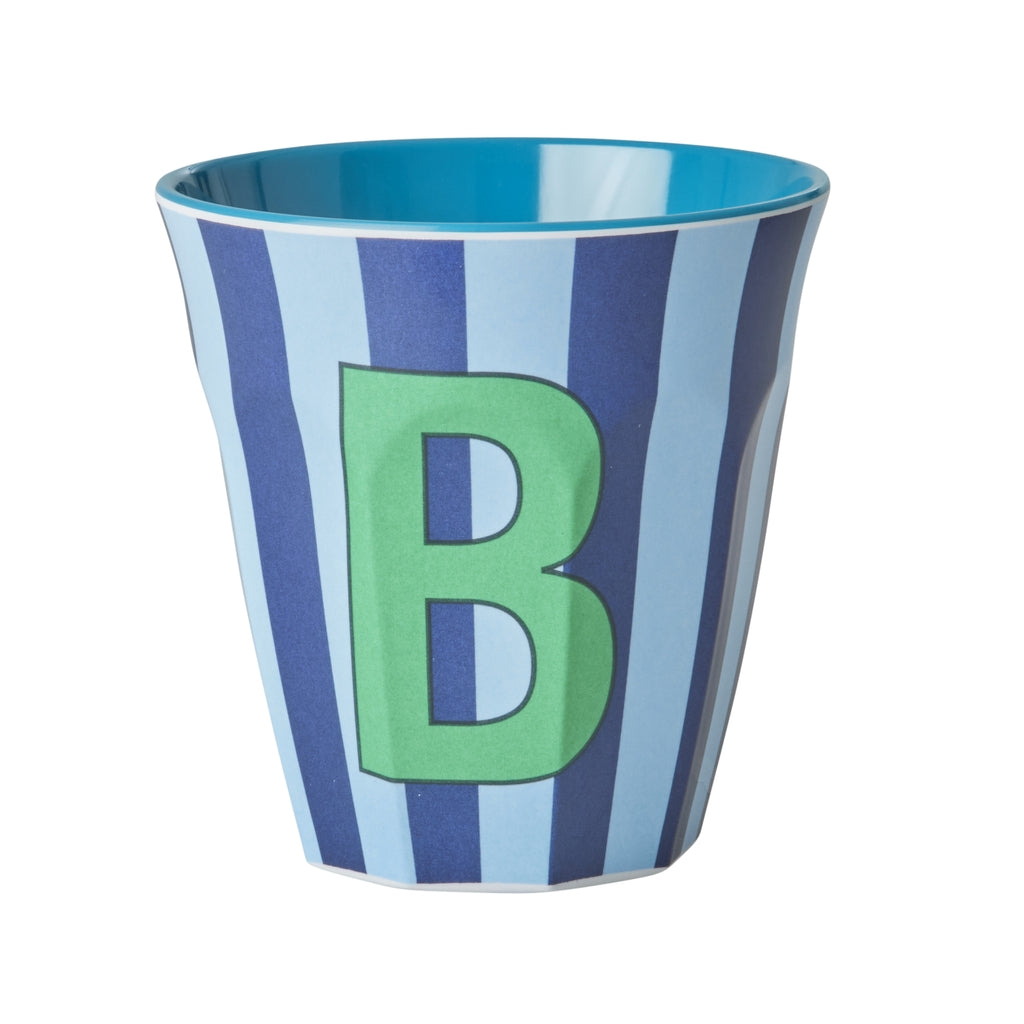 RICE | letterbeker streep blauw