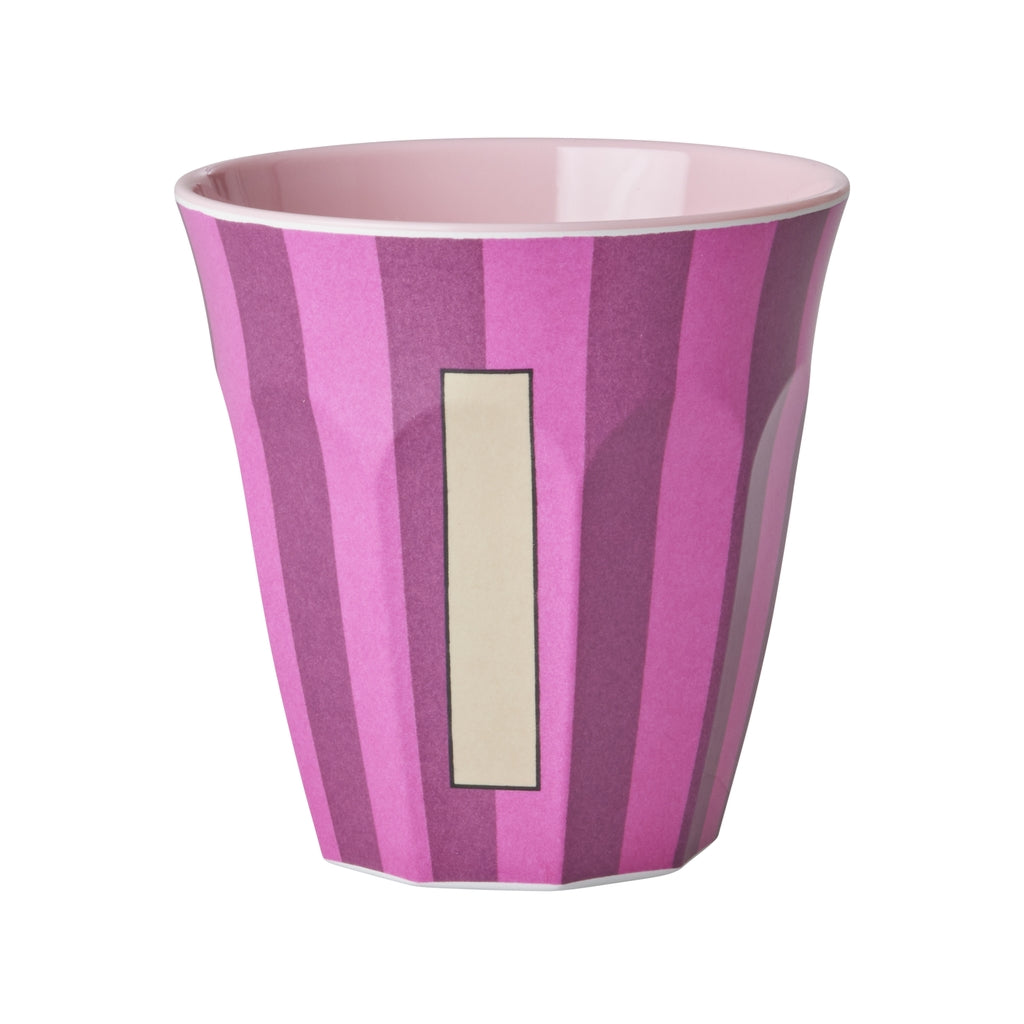 RICE | letterbeker streep roze