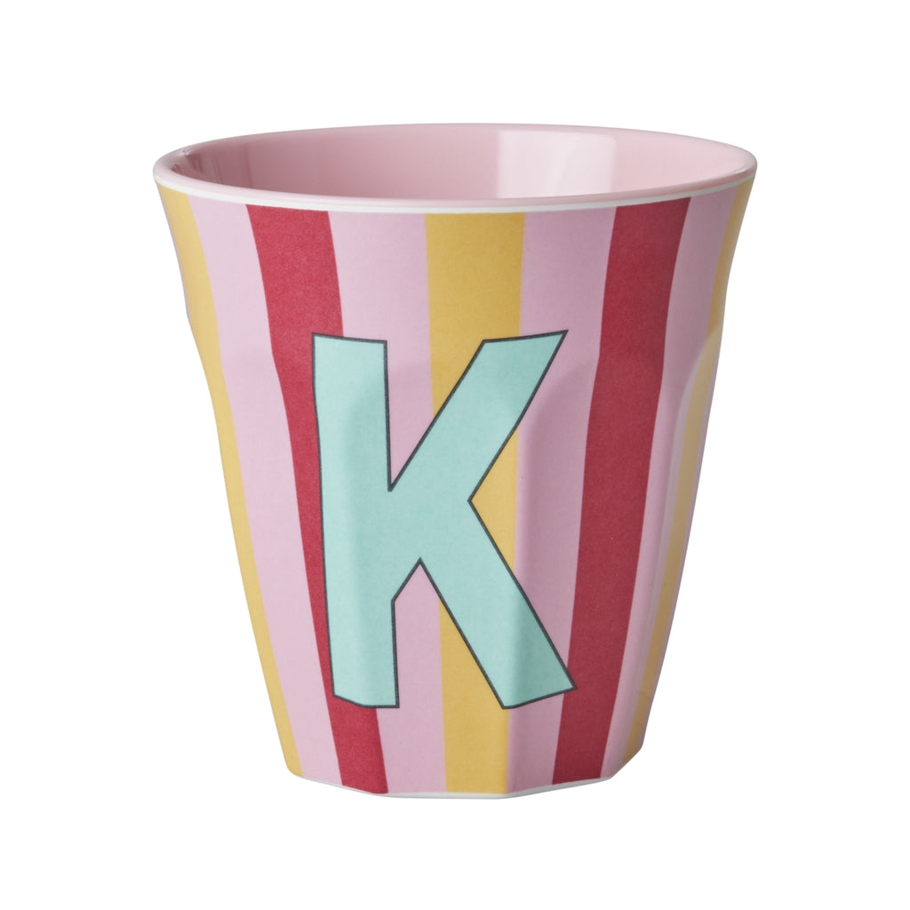 RICE | letterbeker streep roze