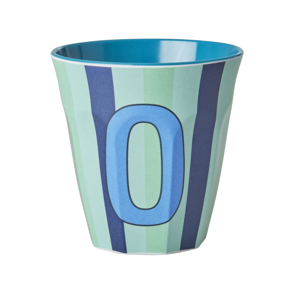 RICE | letterbeker streep blauw
