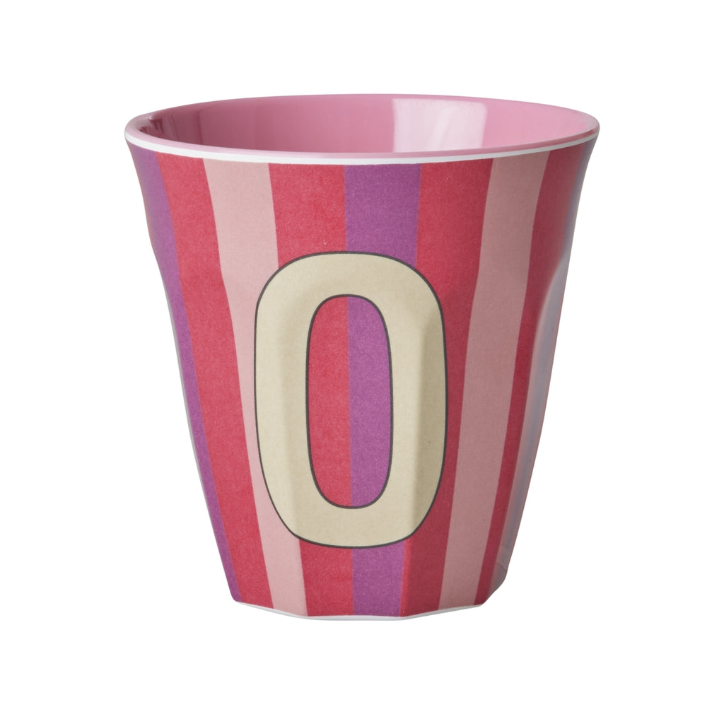RICE | letterbeker streep roze