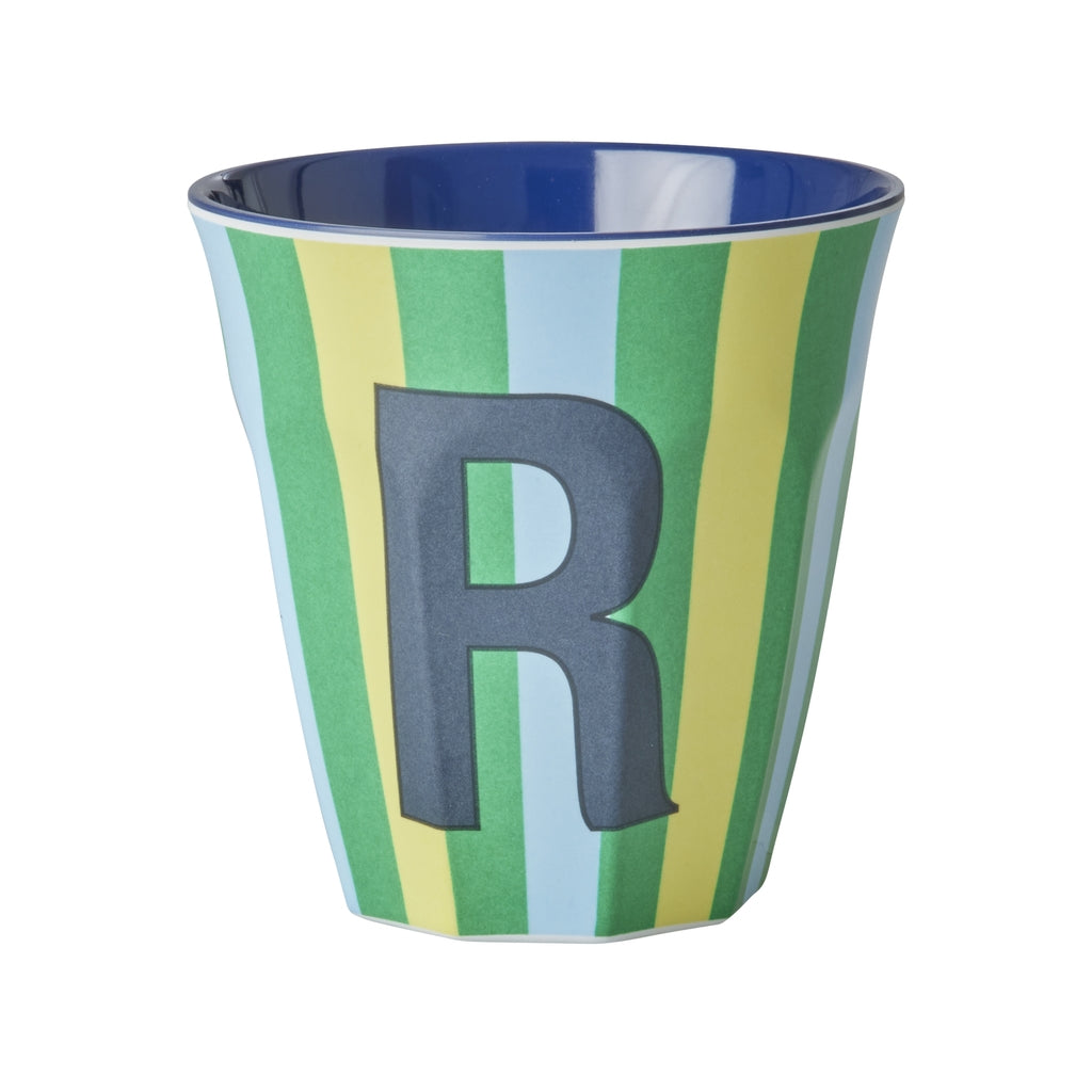 RICE | letterbeker streep blauw