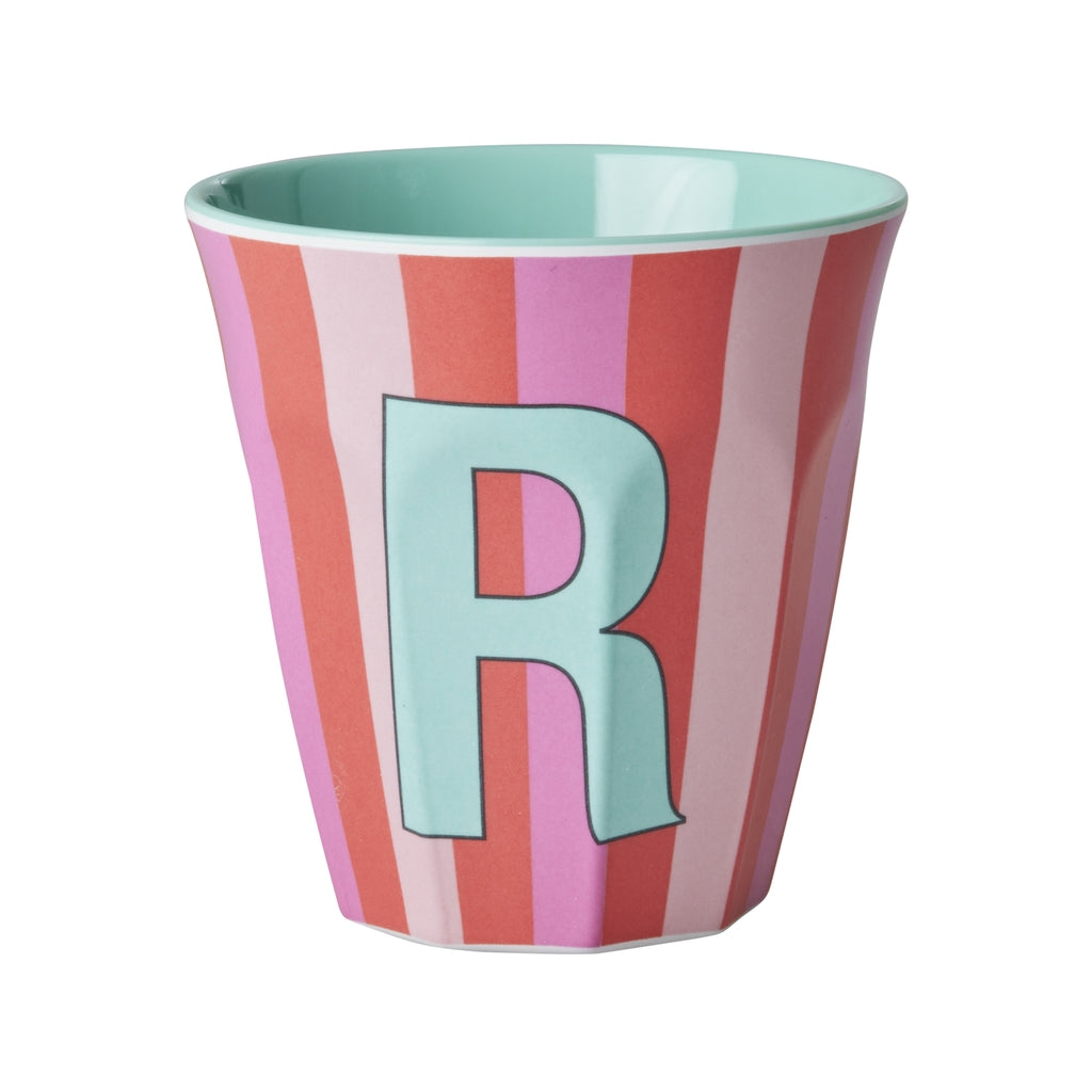 RICE | letterbeker streep roze