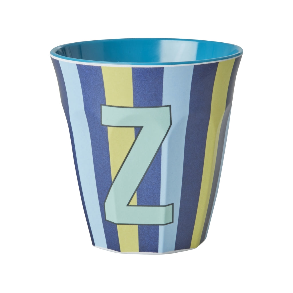 RICE | letterbeker streep blauw