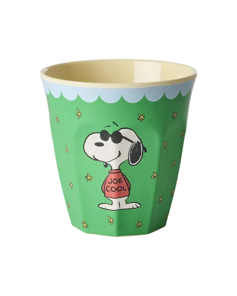 RICE | beker medium snoopy groen