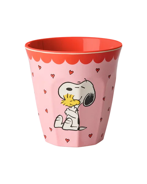 RICE | Melamine beker Snoopy roze 250 ml