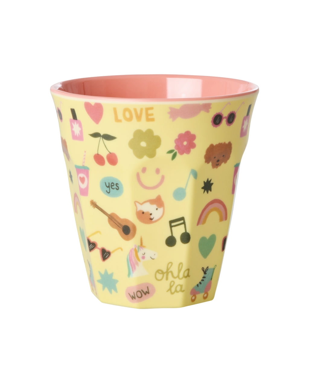RICE | medium kids cup - unicorn love print