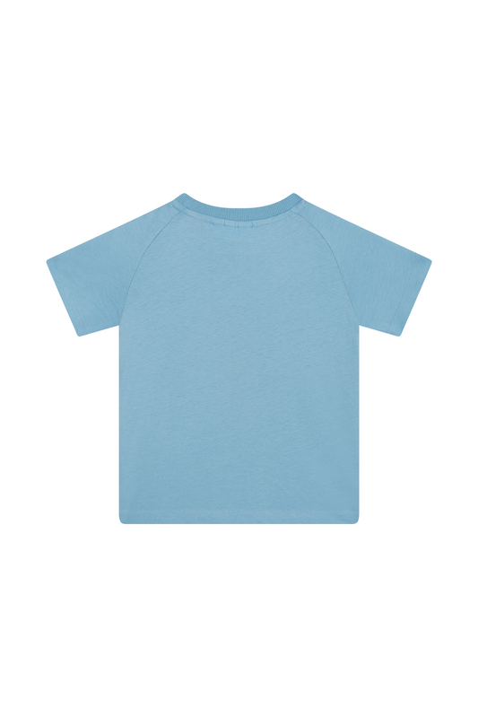 Mini Rebels | shirt lichtblauw kreeft