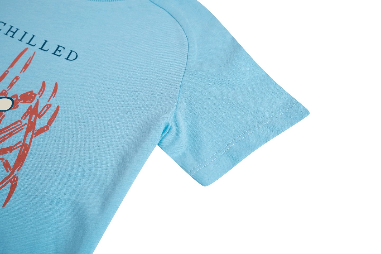 Mini Rebels | shirt lichtblauw kreeft
