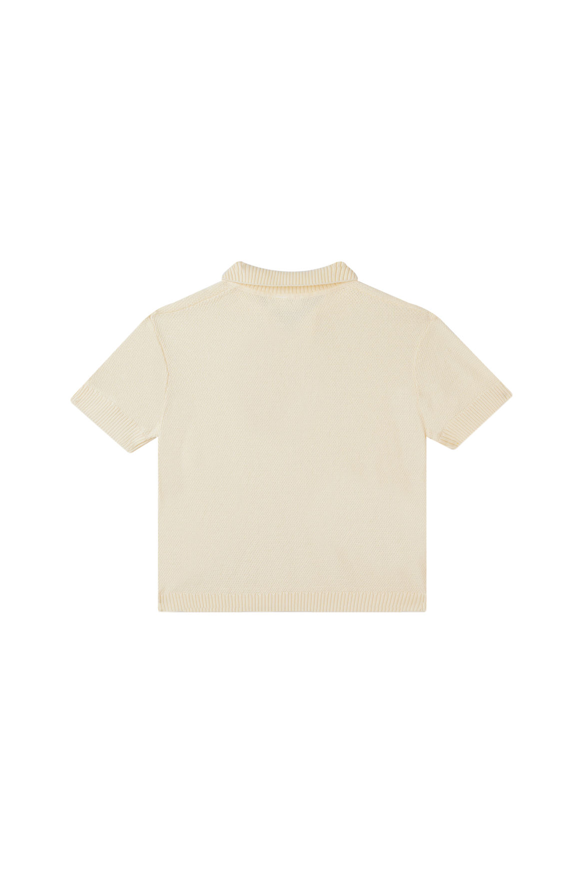 Mini Rebels | polo dark ecru gebreid