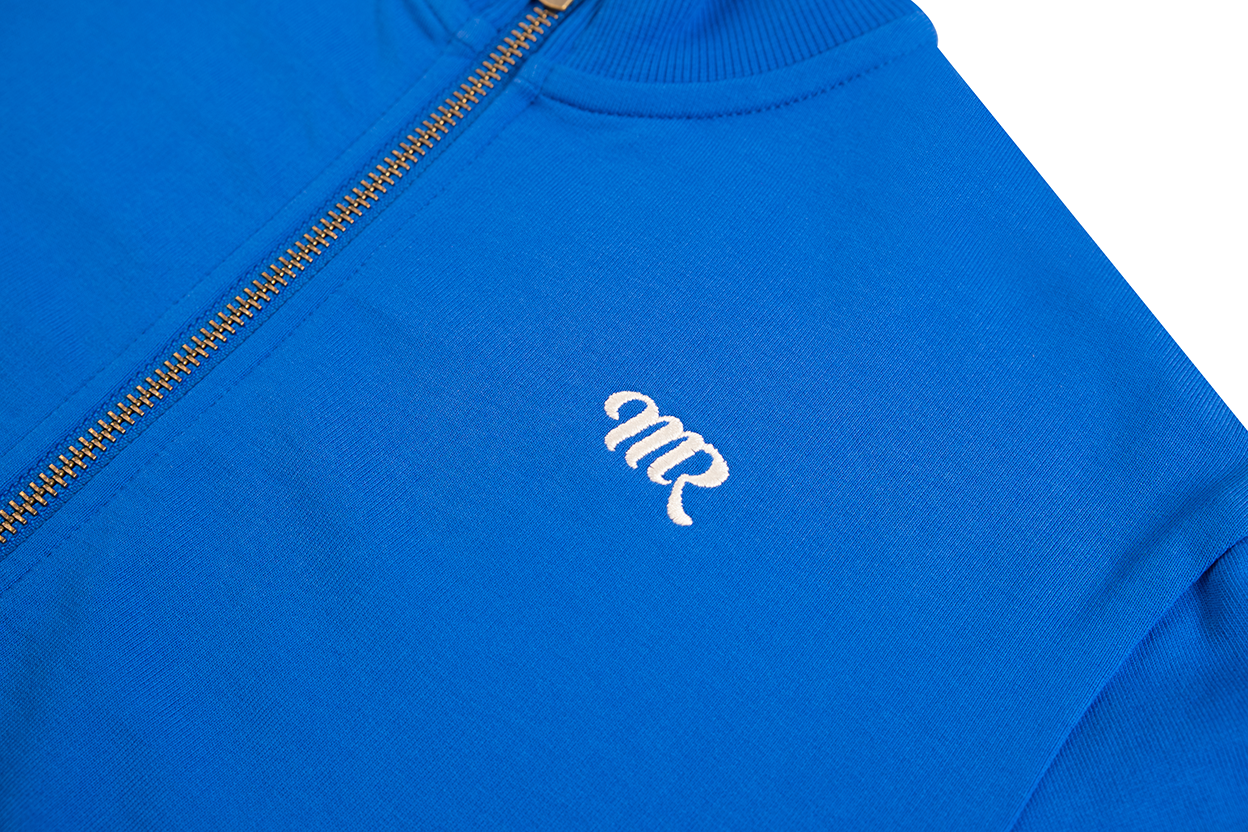 Mini Rebels | vest met rits blauw