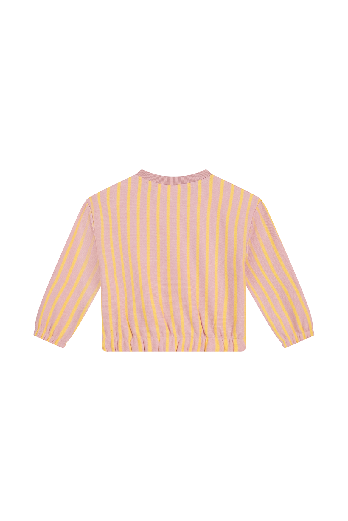 Mini Rebels | Trui geel oranje verticale streep