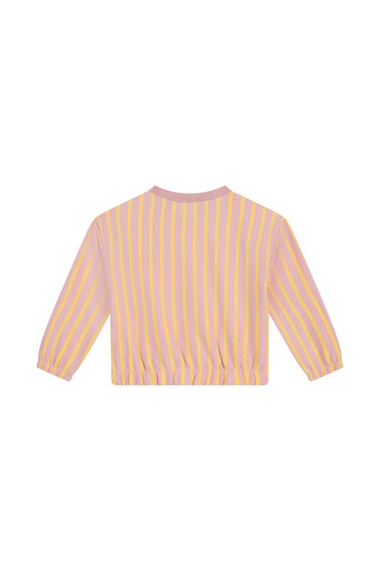 Mini Rebels | Trui geel oranje verticale streep