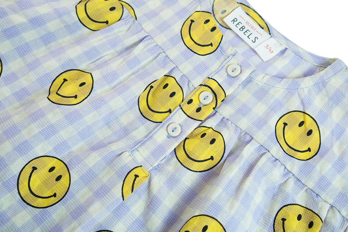 Mini Rebels | Smiley blouse lange mouwen